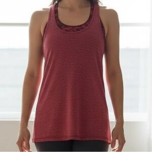 Lululemon Train to Be Tank Top II Snake Print Strappy Women 6 Pilates Aesthetic